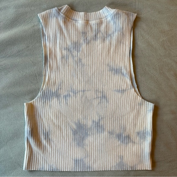 AE aerie high neck cloud crop tank top - Picture 2 of 4